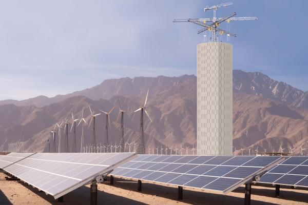 Betonblöcke als Energiespeicher